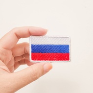 COUNTRY FLAG EMBROIDERY PATCH RUSSIAN FLAG EMBROIDERED BADGE/ INTERNATIONAL FLAG IRON PATCH/