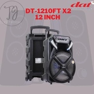 Speaker Portable Dat Dt-1201Ft X2 12 Inch / Speaker Dat 12 Inch