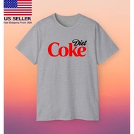 Diet Coke Soda Soft Drink Men'S Grey T-Shirt Retro Funny Art Drawing Gamer Anime