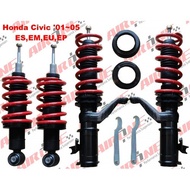 Honda Civic ES 1.7 2.0 Adjustable Hilo SoftHard Monotube Body Shift Coilover Suspension