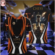 I Love Chess Chess Club Personal Design 3D International Chess King 3D Full Print Sublimation T Shir