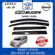 NISSAN GRAND LIVINA 2006 2018 PREMIUM MUGEN DOOR VISOR SUN VISOR AIR PRESS