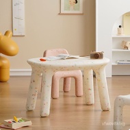 Nordic Children's Study DeskinsPlastic Kindergarten Cute Building Table Baby Study Table Bedroom Des