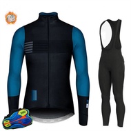 MTB Clothing Bib Pants Warm Sets Cycling Jersey Set Sport 2021 Winter thermal fleece Set Cycling Clothing Riding Bike