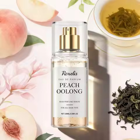 Roxelis 100ml Peach Oolong Tea Perfume for Women Natural Fruit Fragrance Pheromone Fresh Lingering S