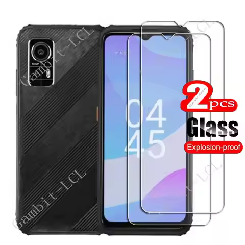 2PCS FOR AGM H6 6.56" Tempered Glass Protective ON AGMH6 H 6 Screen Protector Film Cover