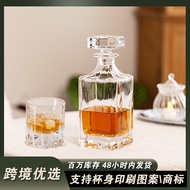 Edo K9 Crystal Whiskey Glass Western Wine Glass Bar Spirit Glass Household Wine Bottle Brandy Glass 