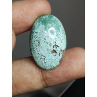 Turquoisenatural 26x17x5 mm 18.9 Ct Turquoise Oval Cabochon Original Code 747