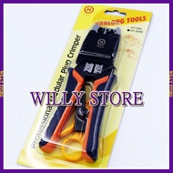 [WILLY STORE] HT-500R Professional Grade Push-Up Crimping Tool 6P8P Internet Phone Pliers