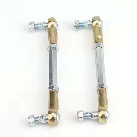 M8 80mm-280mm Steering Tie Rod Kit Ball Joint For 49cc 50cc 2 Stroke Electric Mini Kids ATV Go Kart 