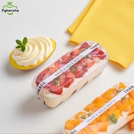 50Pcs Clear Rectangle Dessert Container 280ml Rectangle Cake Container Loaf Deli Container Fruit Paa