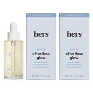 hers Effortless Glow Face Oil - Anti Aging Facial Oil for Glowing Skin - Softens, Hydrates, Smoothes