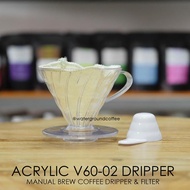 Dripper V60 Acrylic Transparent Pour Over Dripper