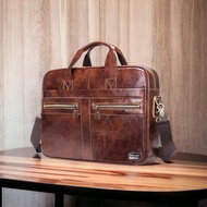 Cặp xách tay đeo vai lịch lãm hàn quốc doanh nhân vip 07 đựng laplop 13 -16 inch [CHÍNH HÃNG]