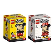41624 + 41625 : LEGO BrickHeadz Disney 90th Anniversary Mickey & Minnie Mouse (Box Has Minor Defects