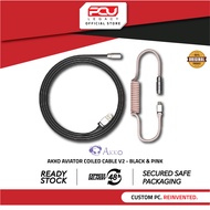 AKKO AVIATOR COILED CABLE V2 - BLACK & PINK