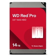 14TB WD Red Pro NAS Internal Hard Drive HDD - 7200 RPM, SATA 6 Gb/s, CMR, 512 MB Cache, 3.5" -WD142K