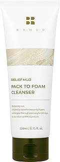 BRMUD Recovery Mud Pack to Foam Facial Cleanser for Sebum Control and Makeup Cleansing 110ml (3.72 f