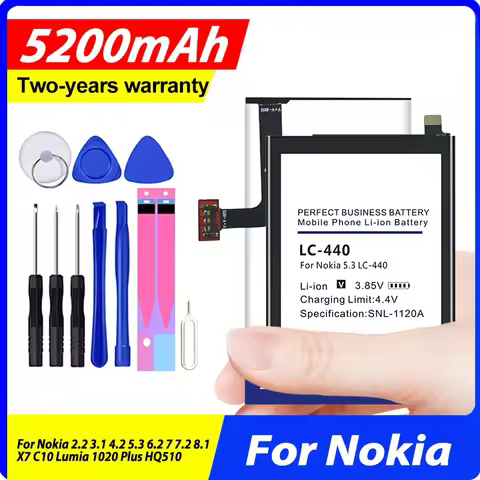 HE362 HE347 BL-29CI WT330 BV-5XW LC-620 WT130 Battery For Nokia 2.2 3.1 4.2 5.3 6.2 7 7.2 8.1 X7 C10