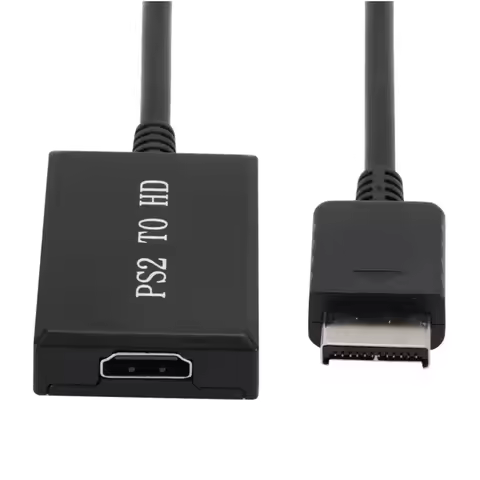 PS2 To HDMI-compatible Adapter Cable for PS2 To HDMI-compatible Converter, Works for PS2 High Defina
