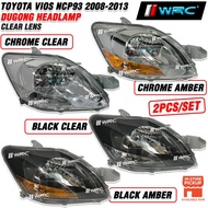 Toyota Vios NCP93 2008 - 2013 Dugong Headlamp ( Clear Lens )