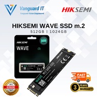 HIKSEMI WAVE(P) 512GB /1TB PCIe 3.0 NVMe M.2 2280 SSD - Up to 2450MB/s Read/Write 3years warranty