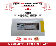 [READY STOCK] J9151E HPE Aruba 10G SFP+ LC LR 10km SMF Transceiver