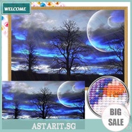 5D DIY Full Round Drill Partial AB Diamond Painting Blue Sky Kit Decor 65x40cm