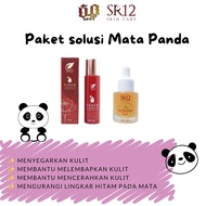 SR12 Paket penghilang Mata Panda toner chamomille dan revitalizing serum