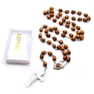 Jerusalem Olive Wood Rosary – Catholic Metal Cross - Catholic Gift
