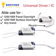 Led Driver IC Universal Driver 12W / 18W for any Downlights