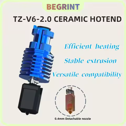 Upgrade TZ V6 2.0 Hotend Kit High Speed Print Head for Ender 3/ 3 PRO/ VORON 2.4 Hi-End Extruder J-h