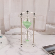 5/10/15 Minutes Timing Hourglass Desktop Ornaments Hourglass Acrylic Metal Frame Hourglass 5 * 30712