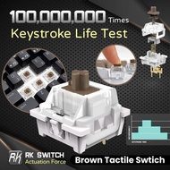 Royal Kludge Customized Tactical Brown Switch 3 pin Mechanical KeyboardRK