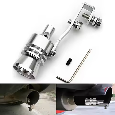 Universal S Size 18mm Turbo Sound Whistle Exhaust Muffler Car Blow Off Valve Simulator Auto Exhaust 