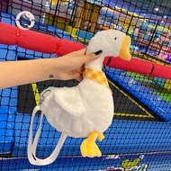 ZL> Casual Cute Ugly Duck Duck Versatile Crossbody Bag For Girls Duck Doll Bag Nice