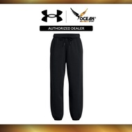 Under Armour Women Icon Fleece Wordmark Oversized Pants - Black/White 1386503-001