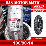 BAN TUBLES BELAKANG HONDA VARIO 150 FDR 100/80-14 TUBELESS