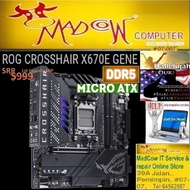 ASUS ROG CROSSHAIR X670E GENE M-ATX(3Y),   [for latest.AM5 socket CPU & DDR5 Only]  10.10 Mega Sales