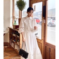 [4442] Set Of Shirt + Long Skirt