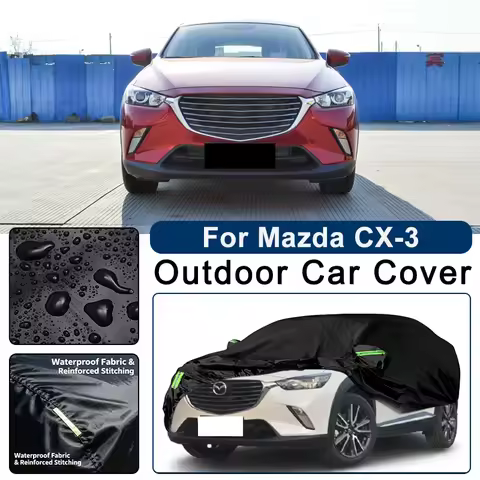 Outdoor Car Cover Waterproof Dustproof UV Sun Protection, Full Car Protector Exterior Accessories Fo