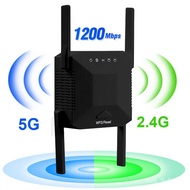 5 Ghz WiFi Extender Long Range Wireless WIFI Booster Brand Dual Chip Adapter 1200Mbps Wi-Fi Amplifier Wi Fi Signal Repea