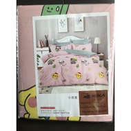 Single bed zip bedsheet set