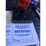 Logo Stamp Personalized Self Inking Stamp Cop Nama Stamp Cop Nama Stamp Custom Cop Nama