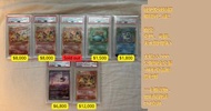 【PTCG】Pokemon Card PSA 10 PSA10 Grading Card 鑑定卡 卡盒 box 151 SV2A 25th 噴火龍 比卡超 皮卡丘 夢夢 PTCG pikachu ch