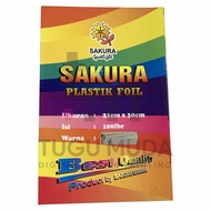 Sakura Plastic Foil Laminating Book Binding Thesis Hard Cover (SILVER)