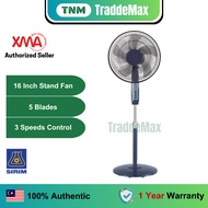 XMA Stand Fan High Performance Table/Desk Fan/Kipas Meja with 5 Blades, 3 Speed (16'') [SIRIM APPROV