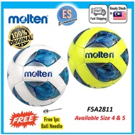 🌟🆂🅰🅻🅴🌟 MOLTEN F5A2811 / F5A2810 FOOTBALL Size5 &4 FREE NEEDLE