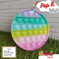 Round - Macaron Kids Toys Squishy Fidget Toys Pop It/Popit Circle Macaron