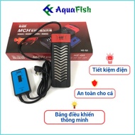 Sưởi inox cho bể cá rồng Ou Gecai HZ-Q5 300w 500w 800w 1000w siêu tiết kiệm điện có bảng điều khiển